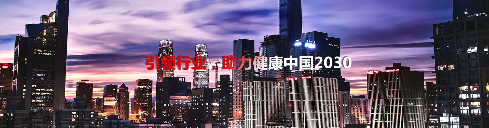 引領行業，助理健康中國2030